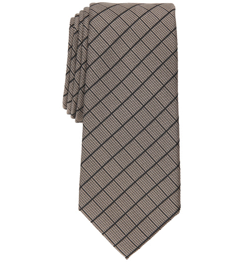 Men's Slim Grid Tie